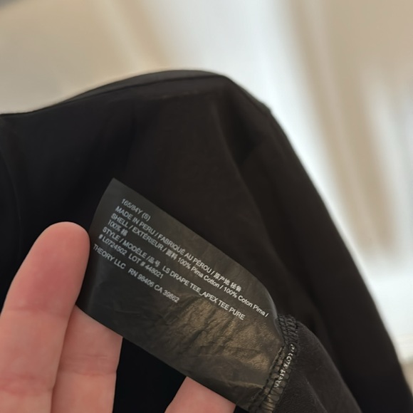 Theory size S long sleeve angle shirt - Picture 7 of 8